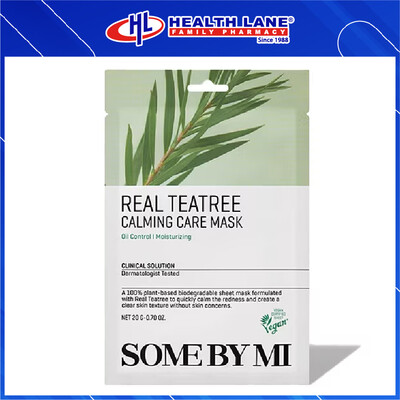 SOME BY MI REAL TEATREE CALMING CARE MASK 1S